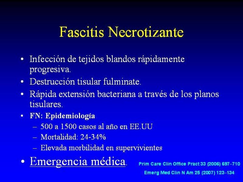 Diapositiva 3 de Infecciones Necrotizantes