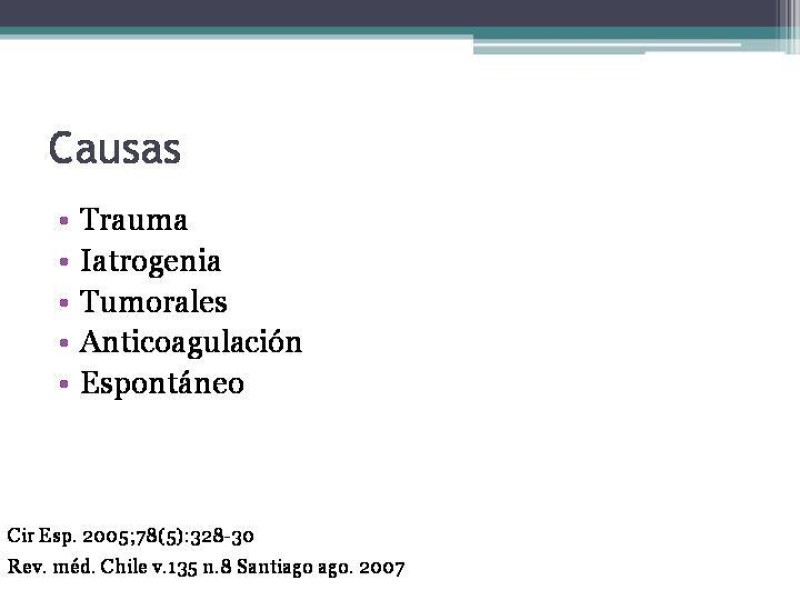 Diapositiva 4 de Hematoma Retroperitoneal