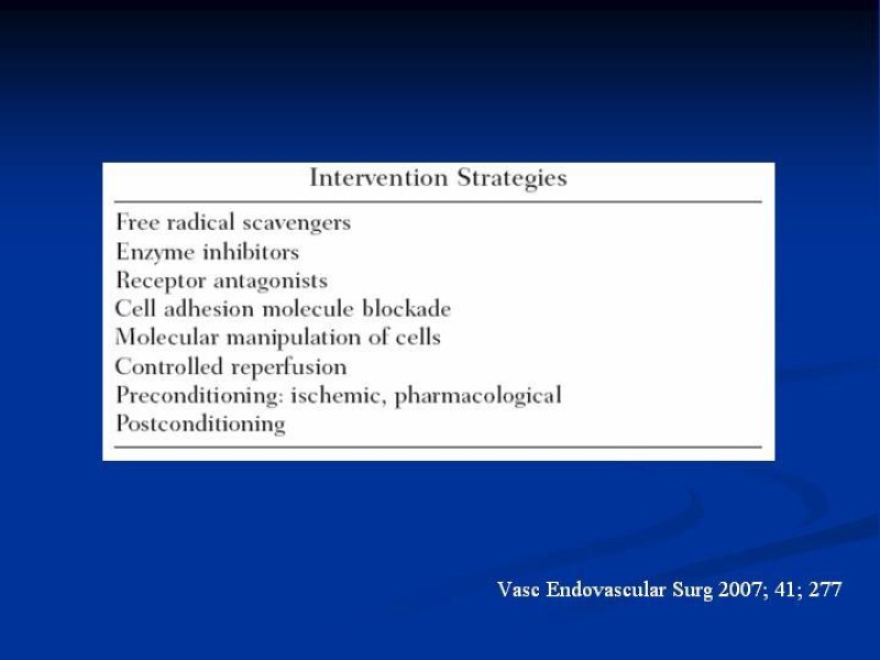 Diapositiva 19 de SD. Reperfusión