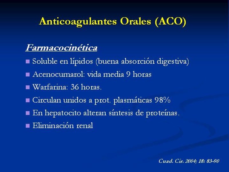 Diapositiva 27 de Anticoagulantes