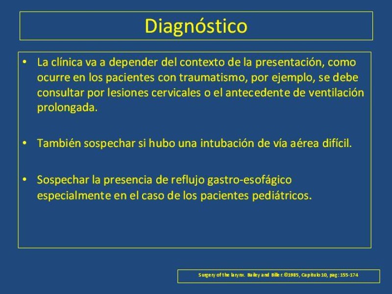 Diapositiva 14 de Estenosis laringo-traqueal pt. I