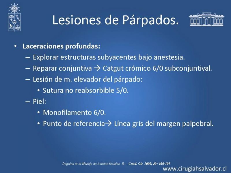 Diapositiva 31 de Trauma Facial: Manejo Quirúrgico de Partes Blandas  