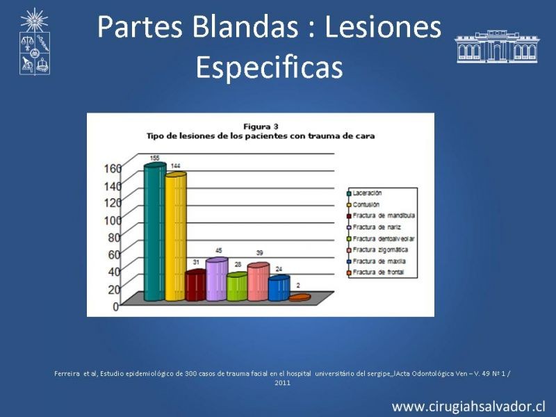 Diapositiva 14 de Trauma Facial: Manejo Quirúrgico de Partes Blandas  