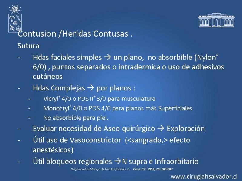 Diapositiva 20 de Trauma Facial: Manejo Quirúrgico de Partes Blandas  