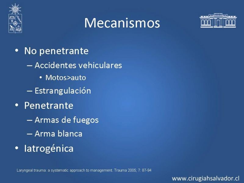 Diapositiva 4 de Manejo del trauma laríngeo
