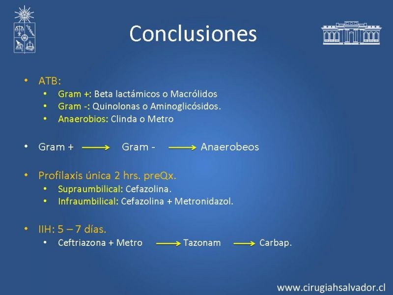 Diapositiva 24 de Armamentario ATB HDS: Indicaciones y usos