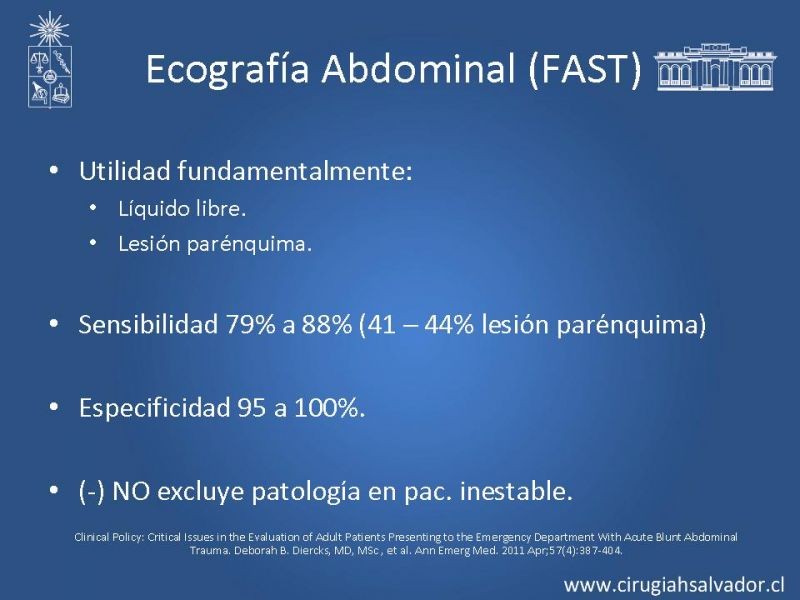 Diapositiva 5 de Imágenes en Trauma Abdominal 