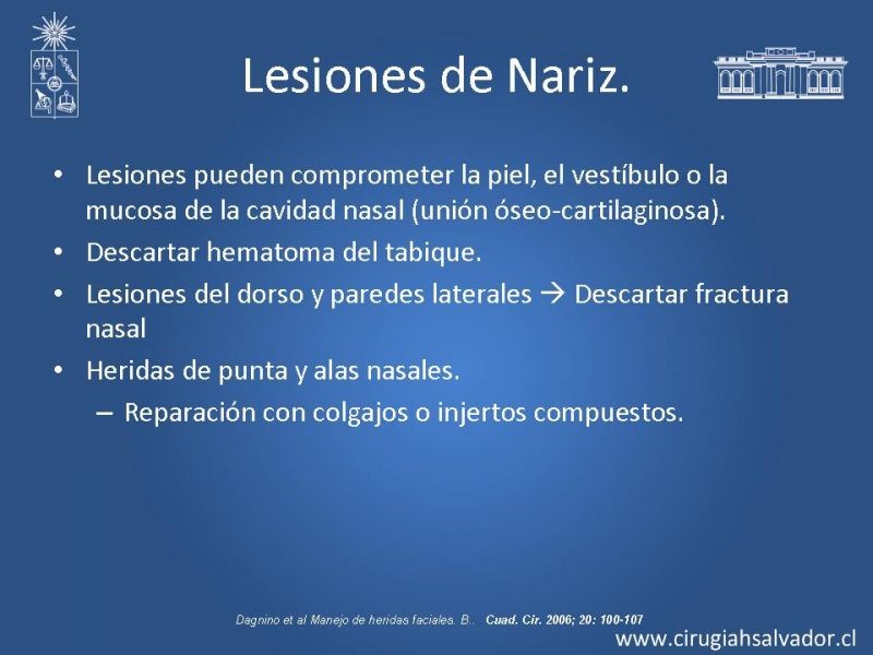 Diapositiva 39 de Trauma Facial: Manejo Quirúrgico de Partes Blandas  