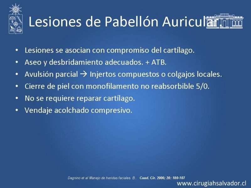 Diapositiva 36 de Trauma Facial: Manejo Quirúrgico de Partes Blandas  