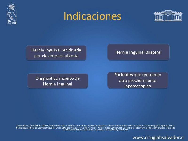 Diapositiva 8 de Hernioplastia Inguinal Laparoscópica