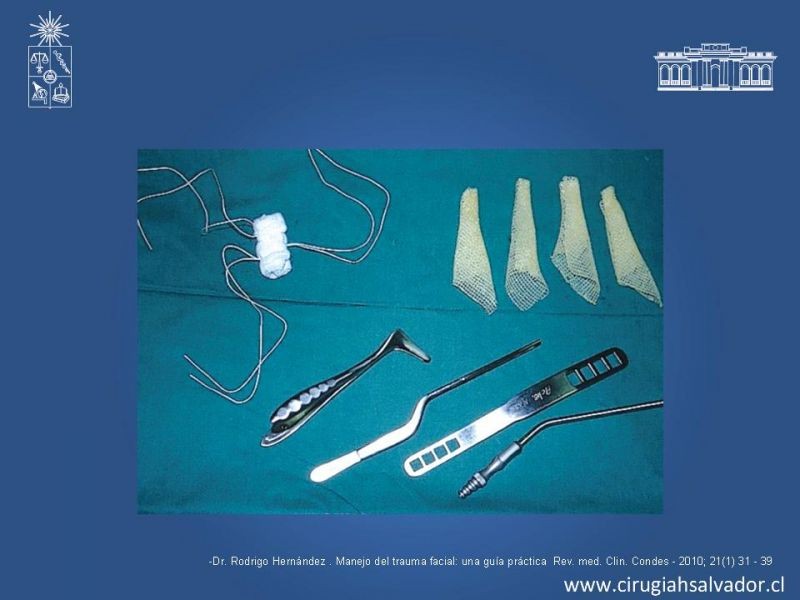 Diapositiva 6 de Trauma Facial: Manejo Quirúrgico de Partes Blandas  