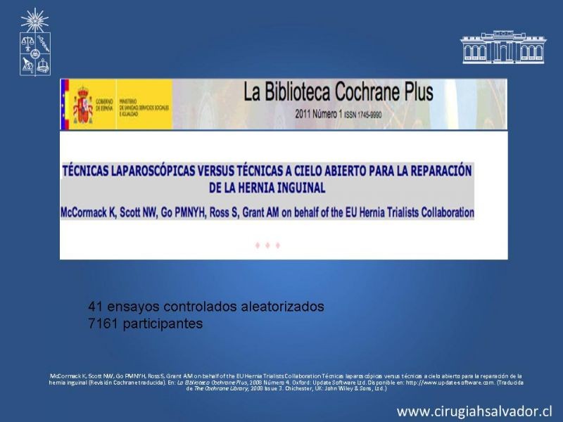 Diapositiva 34 de Hernioplastia Inguinal Laparoscópica