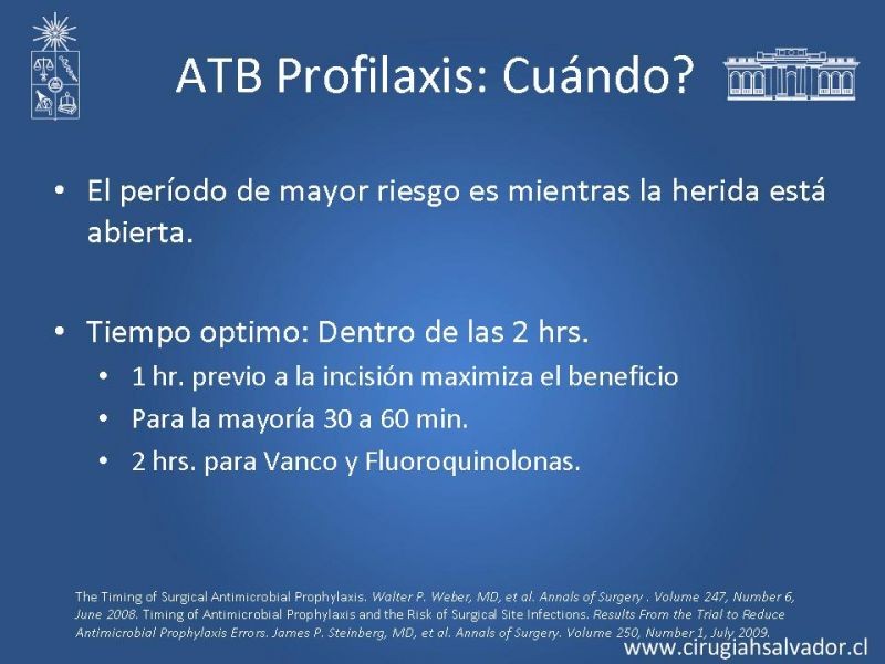 Diapositiva 13 de Armamentario ATB HDS: Indicaciones y usos