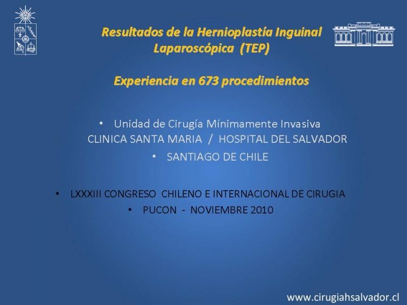 Diapositiva 21 de Hernioplastia Inguinal Laparoscópica