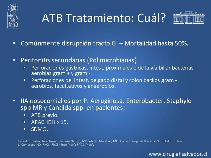 Diapositiva 18 de Armamentario ATB HDS: Indicaciones y usos