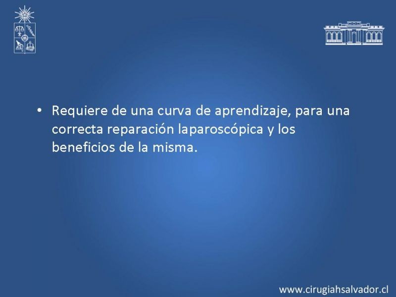 Diapositiva 44 de Hernioplastia Inguinal Laparoscópica