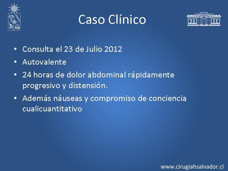 Diapositiva 2 de Caso Clínico
