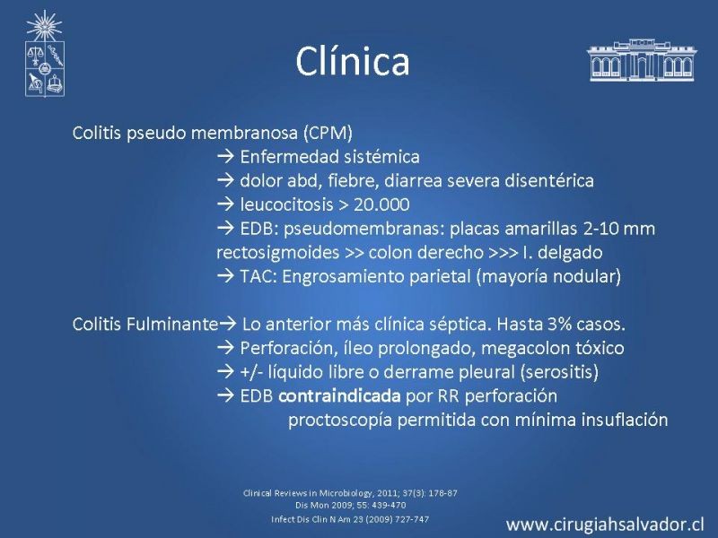 Diapositiva 14 de Diarrea por C. Difficile