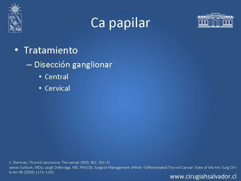 Diapositiva 12 de Cáncer diferenciado de tiroides