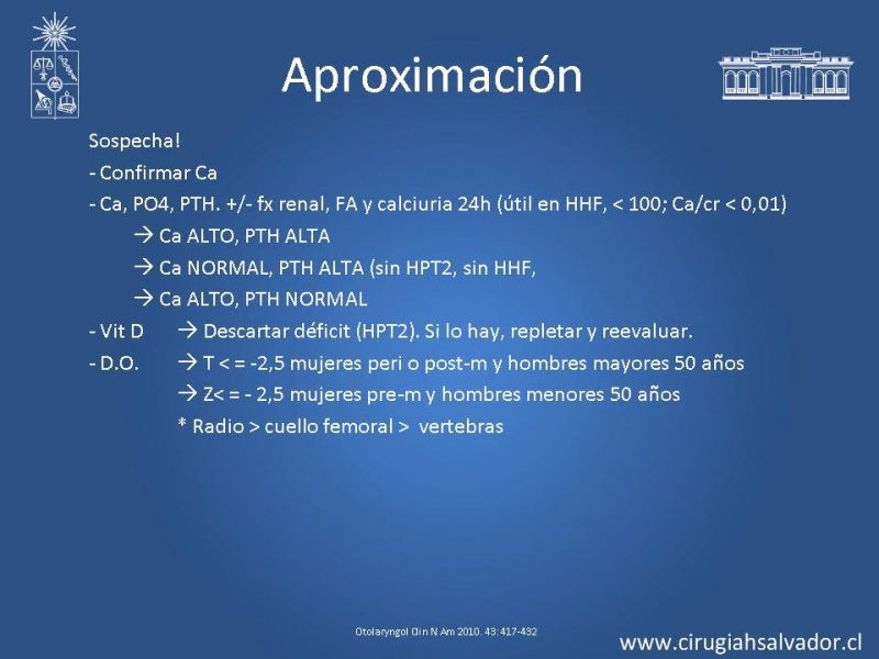 Diapositiva 9 de Hiperparatiroidismo primario