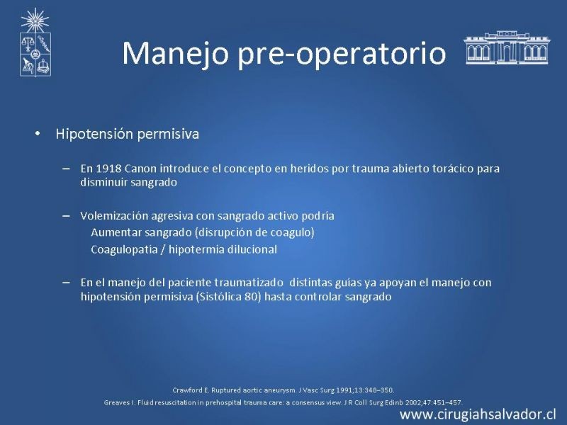 Diapositiva 18 de Aneurisma Aórtico Abdominal Roto