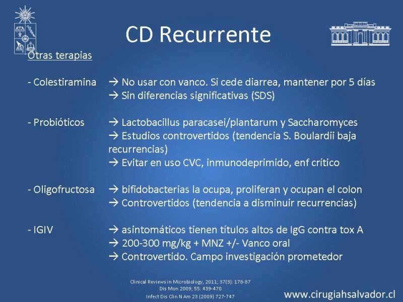 Diapositiva 26 de Diarrea por C. Difficile