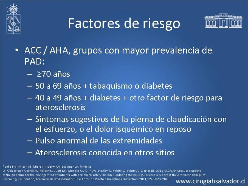 Diapositiva 3 de Enfermedad Arterial Oclusiva: Clínica, diagnóstico y pronóstico