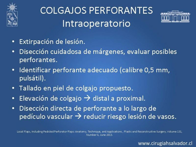 Diapositiva 11 de Colgajos perforantes: Anatomía-usos
