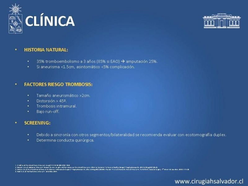 Diapositiva 10 de Aneurismas periféricos