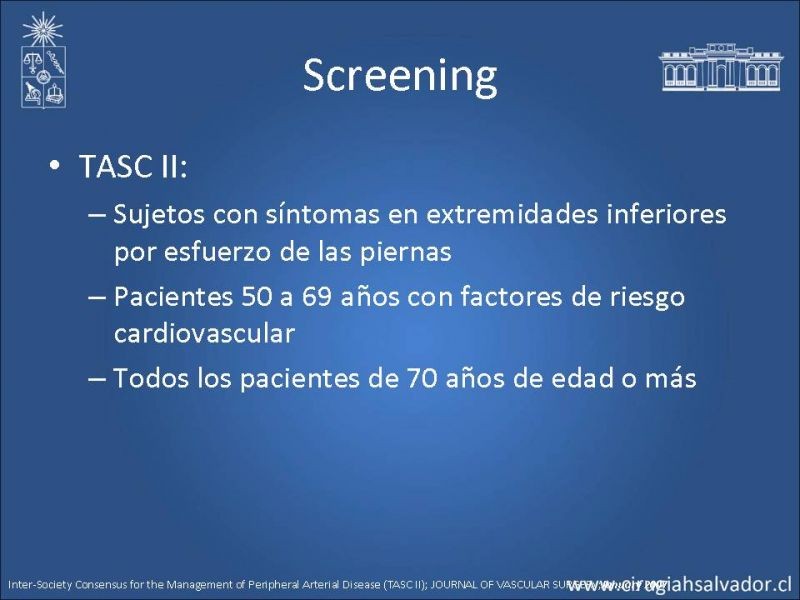 Diapositiva 22 de Enfermedad Arterial Oclusiva: Clínica, diagnóstico y pronóstico