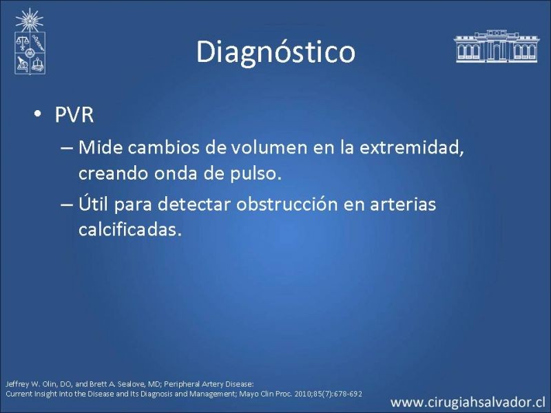 Diapositiva 13 de Enfermedad Arterial Oclusiva: Clínica, diagnóstico y pronóstico