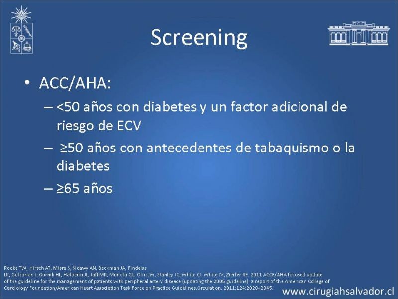 Diapositiva 23 de Enfermedad Arterial Oclusiva: Clínica, diagnóstico y pronóstico