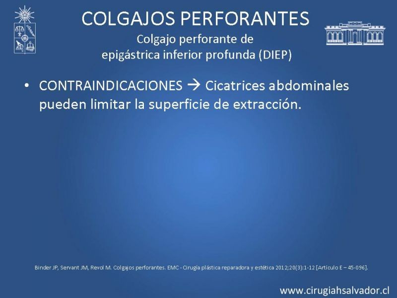 Diapositiva 15 de Colgajos perforantes: Anatomía-usos
