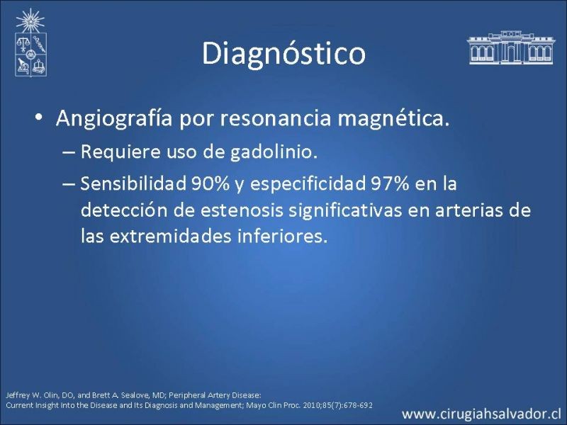 Diapositiva 15 de Enfermedad Arterial Oclusiva: Clínica, diagnóstico y pronóstico