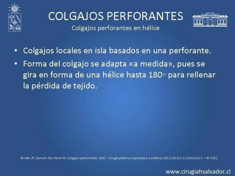 Diapositiva 40 de Colgajos perforantes: Anatomía-usos
