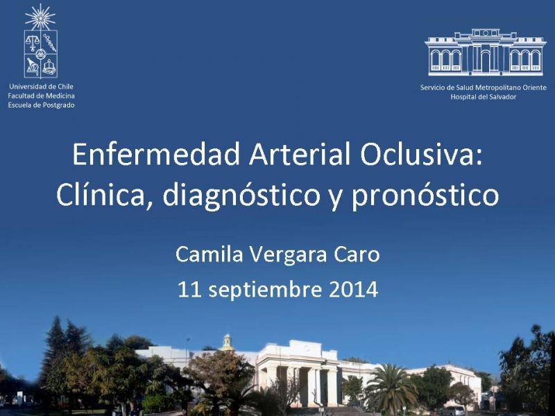 Diapositiva 26 de Enfermedad Arterial Oclusiva: Clínica, diagnóstico y pronóstico