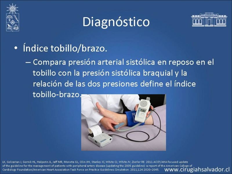 Diapositiva 9 de Enfermedad Arterial Oclusiva: Clínica, diagnóstico y pronóstico