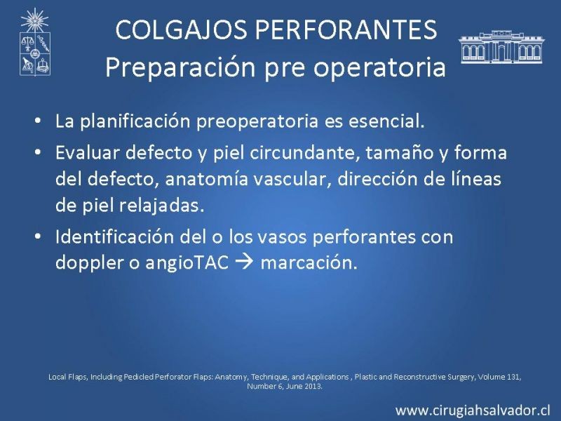 Diapositiva 10 de Colgajos perforantes: Anatomía-usos