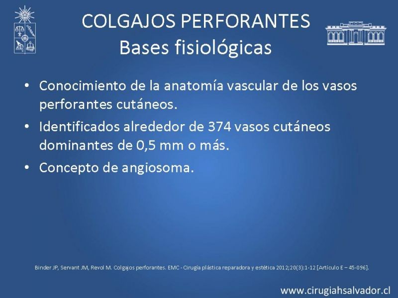 Diapositiva 8 de Colgajos perforantes: Anatomía-usos