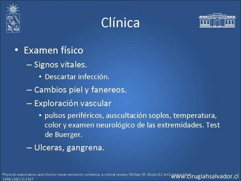 Diapositiva 8 de Enfermedad Arterial Oclusiva: Clínica, diagnóstico y pronóstico