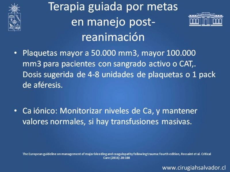 Diapositiva 18 de Transfusiones en trauma