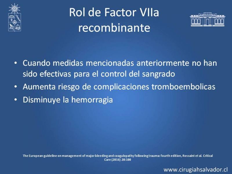 Diapositiva 19 de Transfusiones en trauma