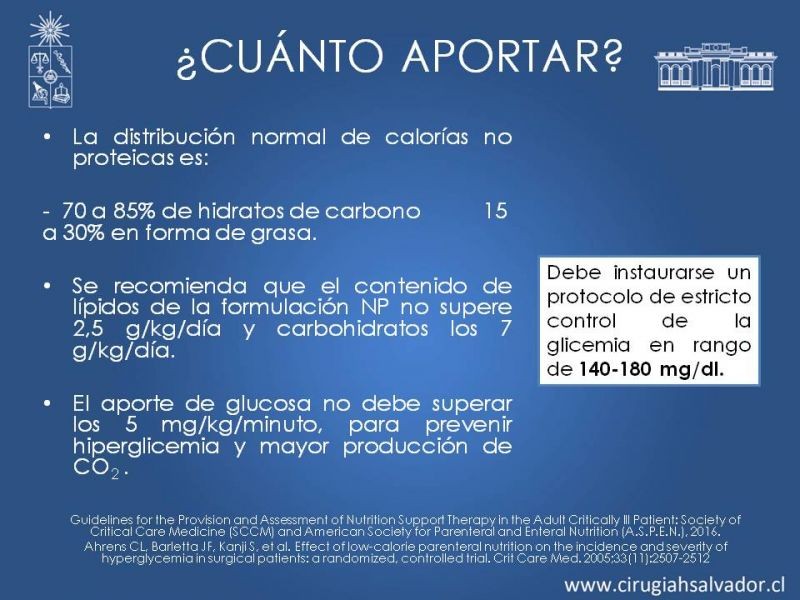Diapositiva 16 de Nutrición parenteral