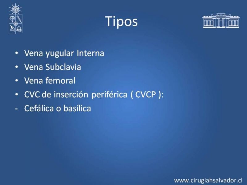 Diapositiva 5 de Accesos Vasculares Centrales