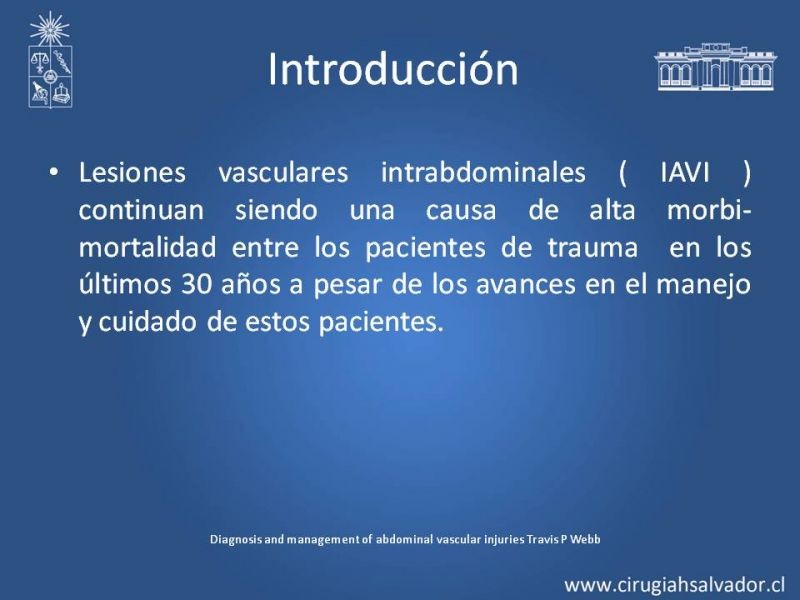Diapositiva 2 de Lesiones Arteriales de Aorta abdominal e Iliacas 