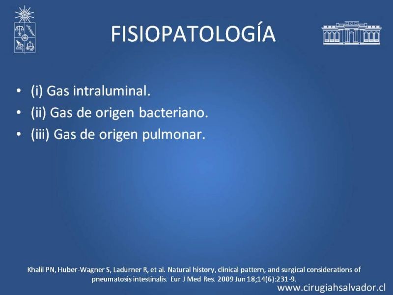 Diapositiva 14 de Neumatosis Intestinal
