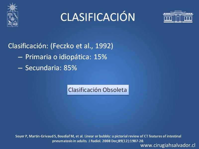 Diapositiva 10 de Neumatosis Intestinal