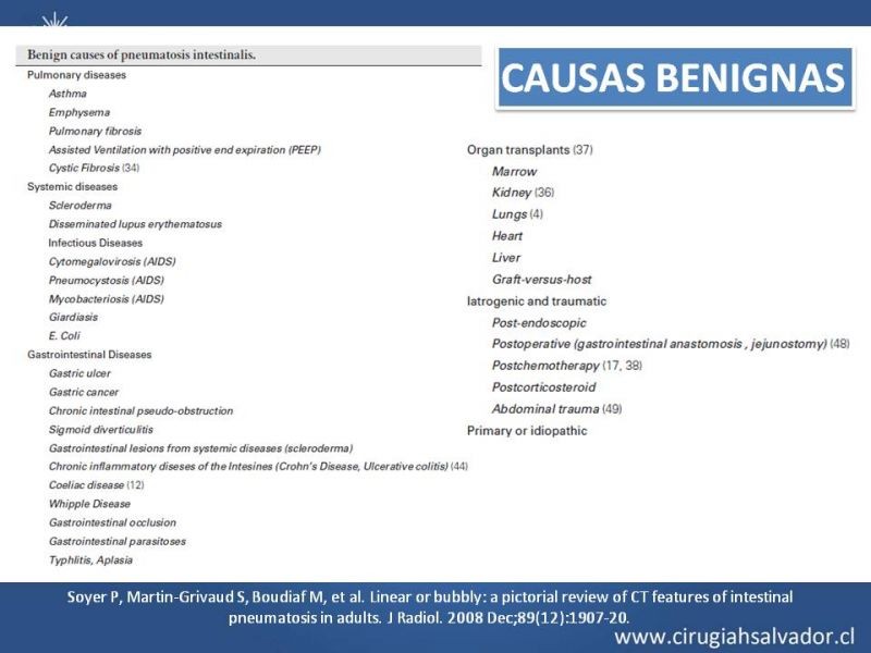 Diapositiva 12 de Neumatosis Intestinal