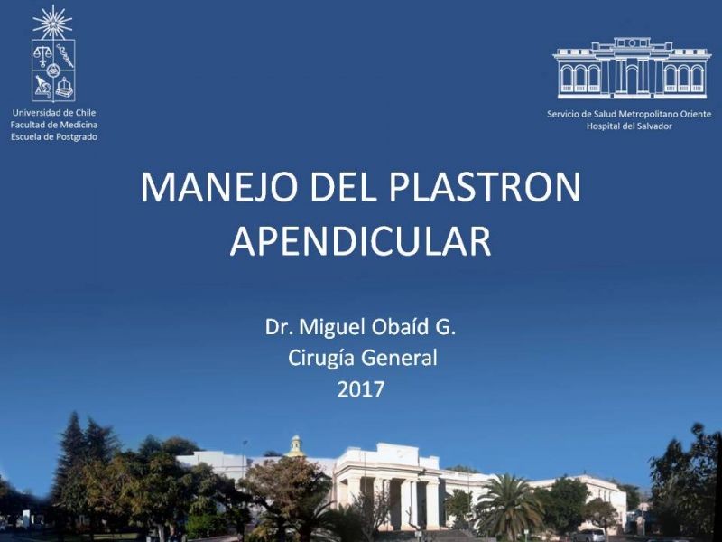 Diapositiva 45 de Manejo del plastron apendicular