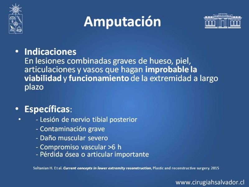 Diapositiva 4 de Reconstrucción de extremidad inferior